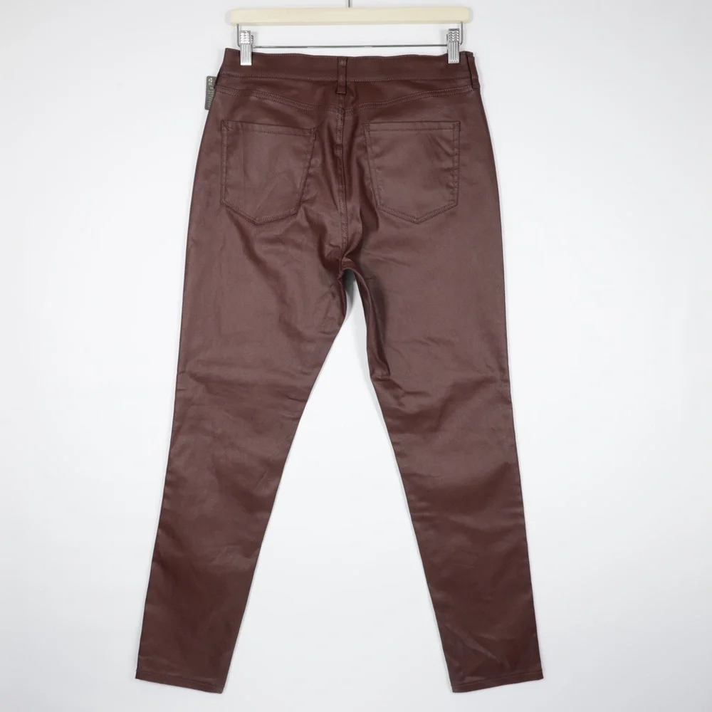 a.n.a Women's‎ Hight Rise Reflective Skinny Denim Jeans Brown Size 8